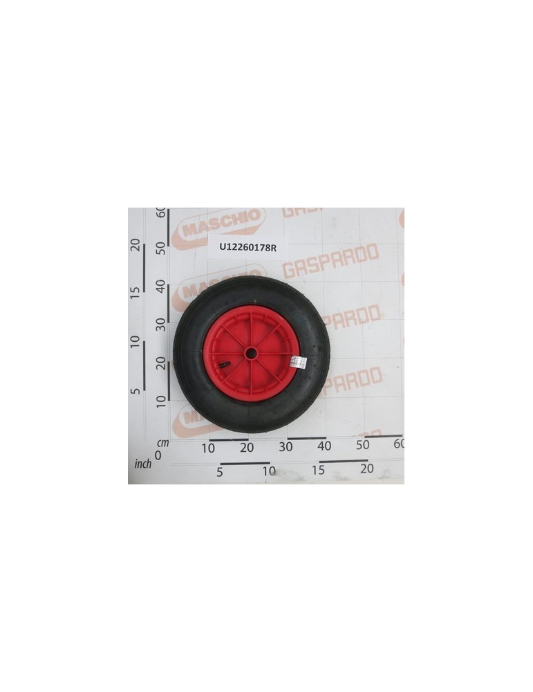 RUOTA $25X75 4.00/8 PR4 PLAS.