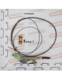 BRAKE LEVER + CABLE SHEAT 204