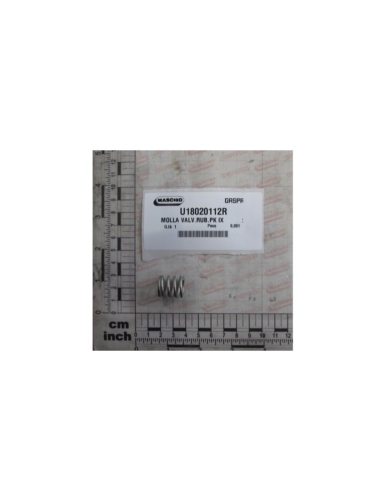 SPRING  VALVE .RUB.PK IX