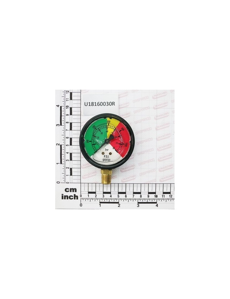 PRESSURE GAUGE ABS 0-80 40/50
