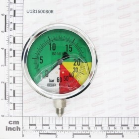 PRESSURE GAUGE D100 0.20.60