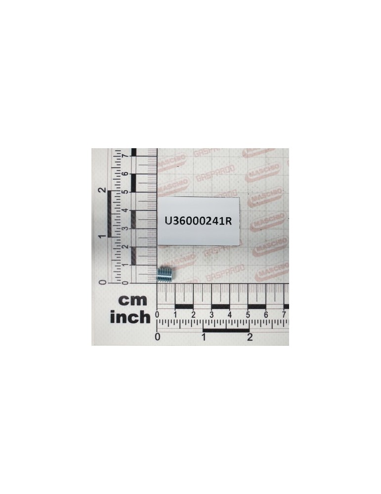 GRANO M8X8 PUNTA PIANA D-0.8M
