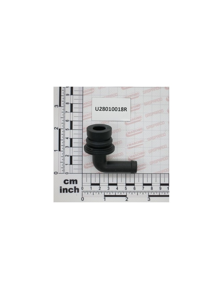 HOSE FITT. 13MM CURVED NRG