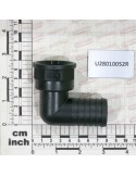 90Â° HOSE FITT D30 1\" FEMALE