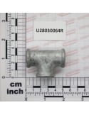 FITTING T 3/8\" GAS  AFL  ZINC
