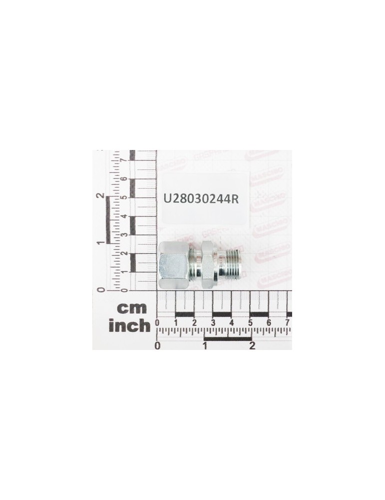 FITTING OIL G3/8\" STR.