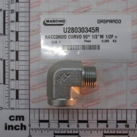 RACCORDO CURVO 90Â° 1/2\"M 1/2F