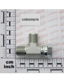 FITTING OIL \"T\" M-M-F GIREV.Â½\"