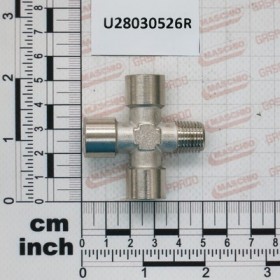 FITTING \"T\"1/4\" M-F-F-F