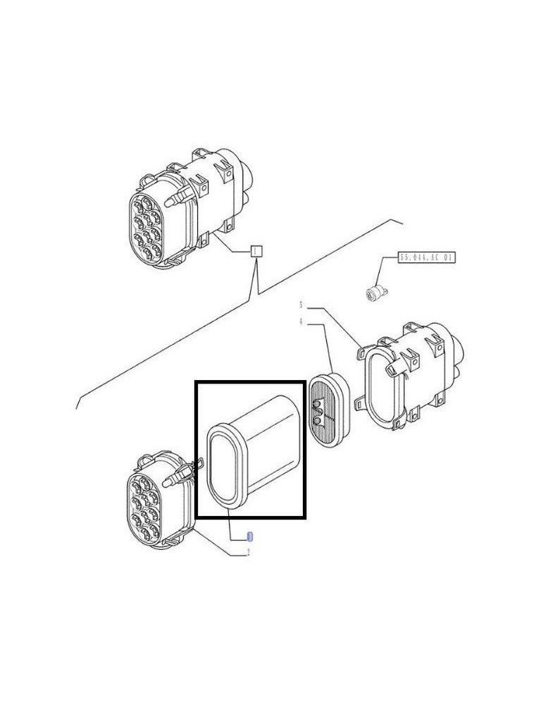 Filtru Aer Motor 87037984