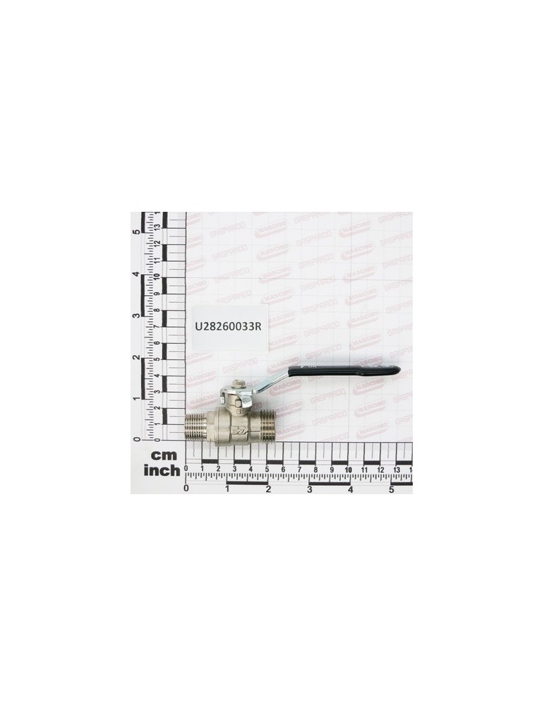 SPHERE TAP 1/2\"M-3/8\"M S