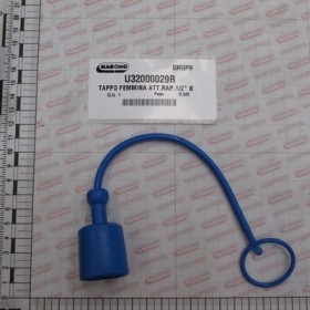 FEMALE CAP RAP.ATTACK 1/2\" BLU