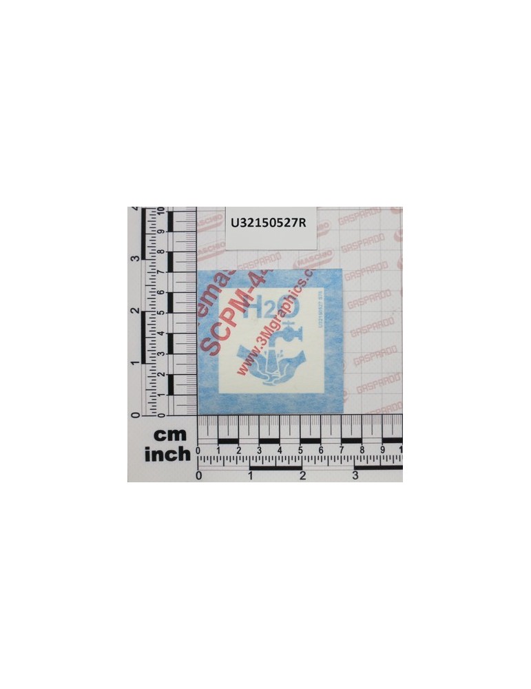 STICKER \"LAVAMANI\" PVC