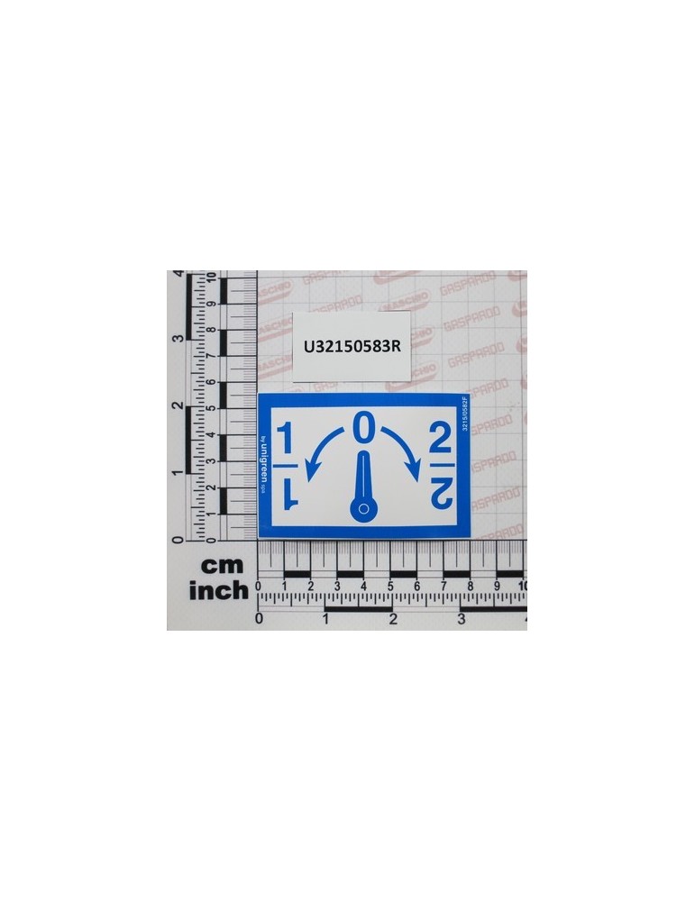 STICKER \"1-0 SPEED\"