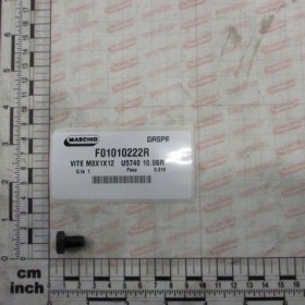 SCREW M8X1X12