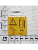 STICKER OIL LOADING (YELLOW)