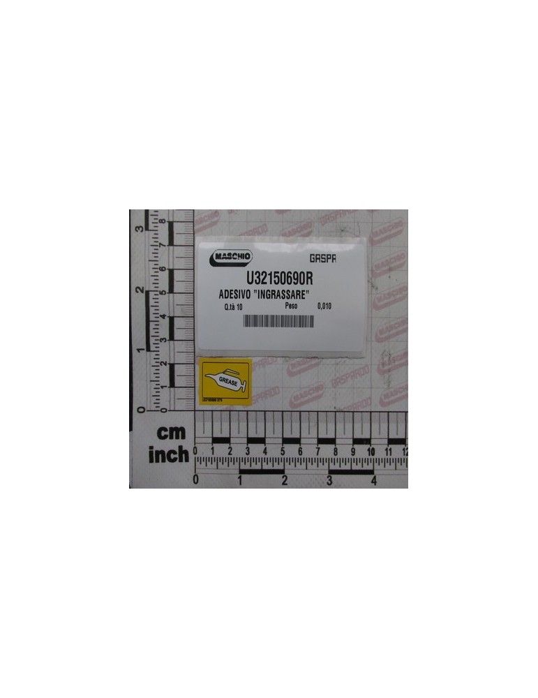 STICKER \"INGRASSARE\"