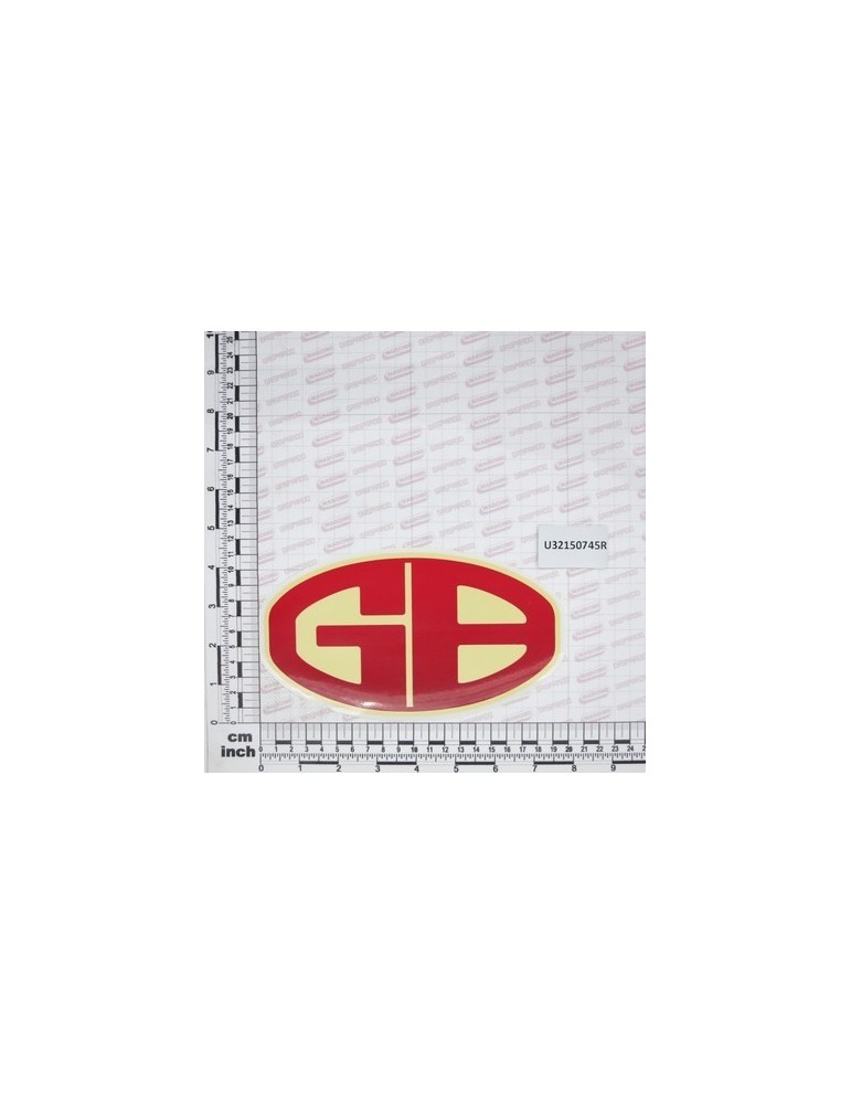 \"GB\" STICKER NEW 20X11,5CM