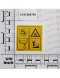 STICKER \"NON SCARICARE IN AMBI