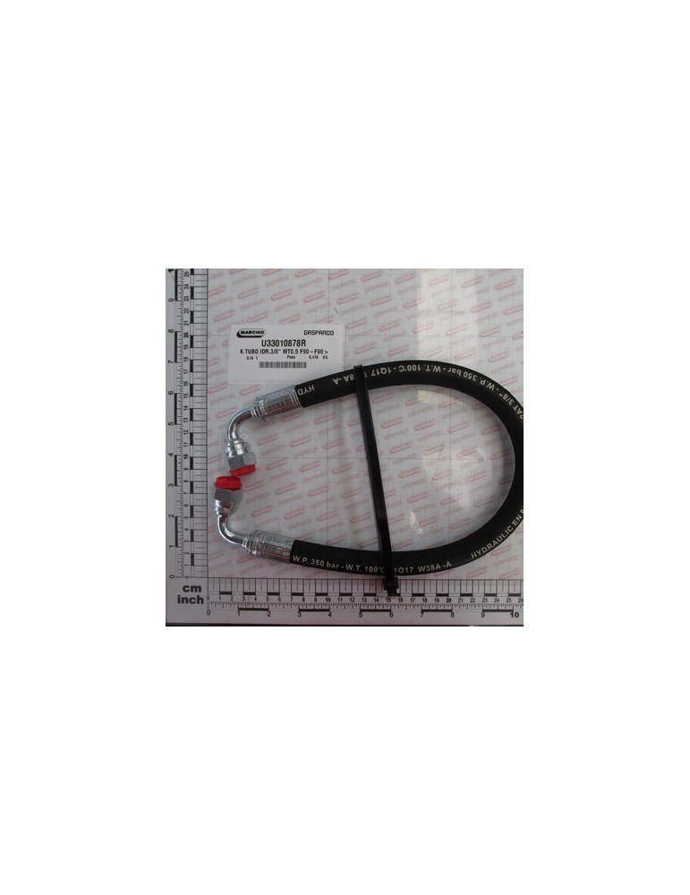 K.HYDR.PIPE 3/8\" MT0,5 F90-F90