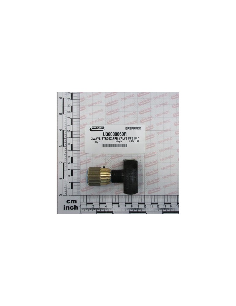 2WAYS STROZZ.FPB VALVE FPB1/4\"