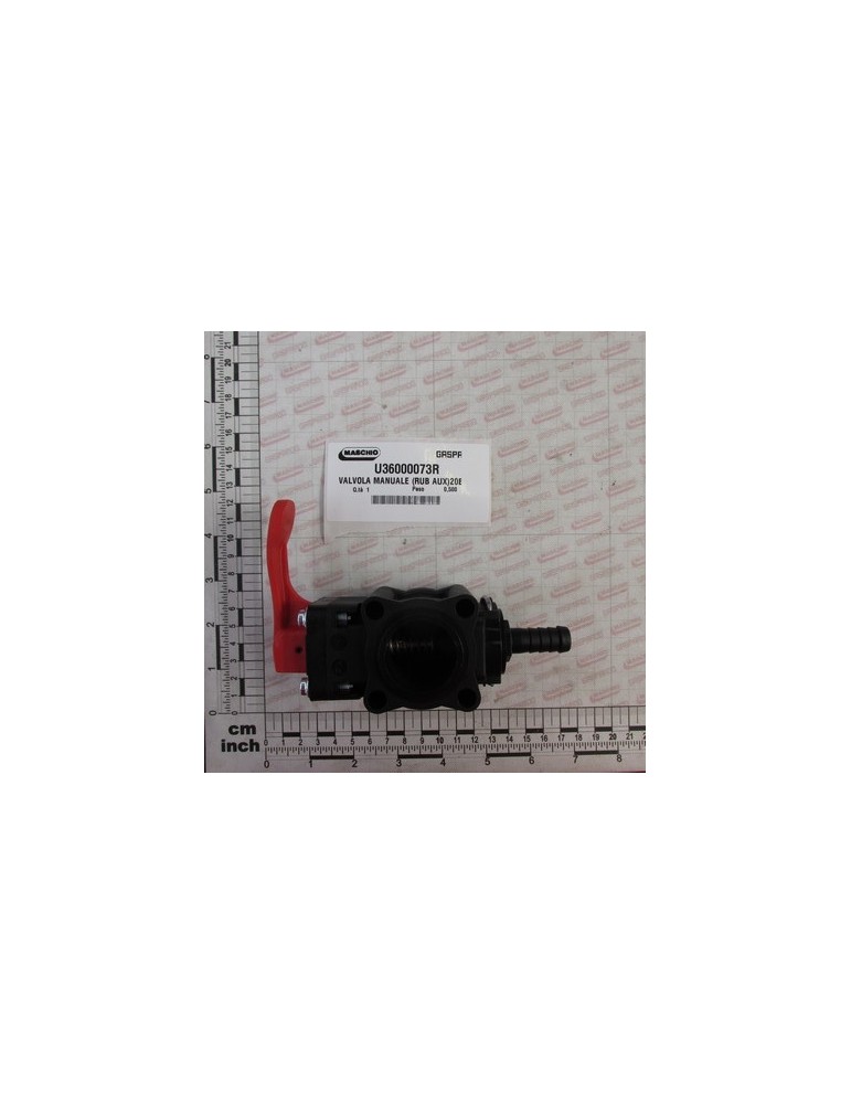 MANUAL VALVE (RUB AUX) 20BAR
