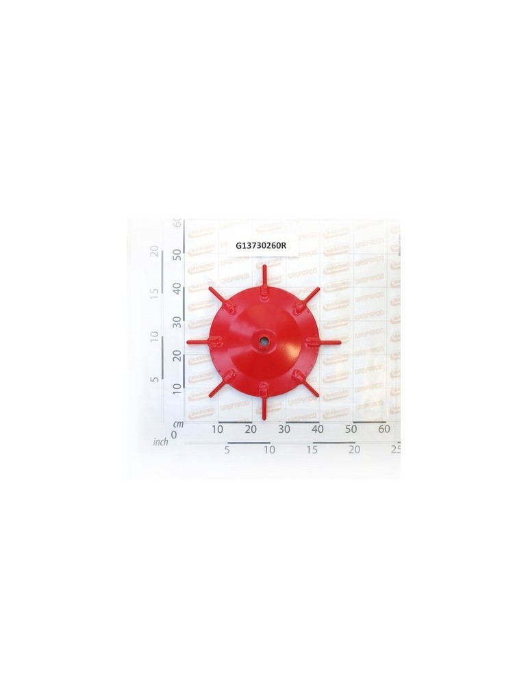 WHEEL W/ CENTERED PIN