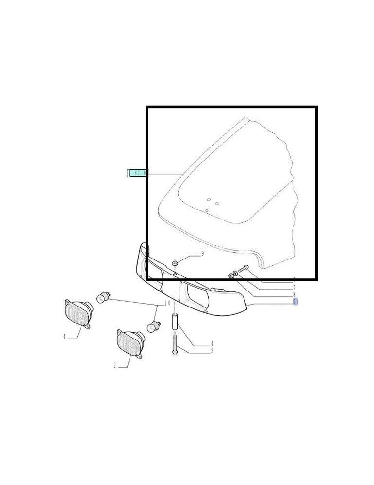 New Holland Grila 87547780