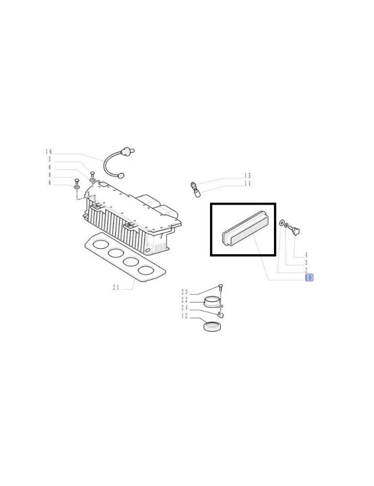 Filtru Aer Cabina 87603874