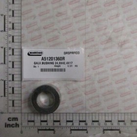GALV.BUSHING 24,8X42,4X17