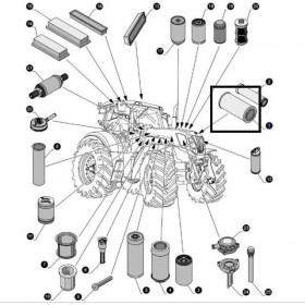 Filtru Aer Motor 87682990