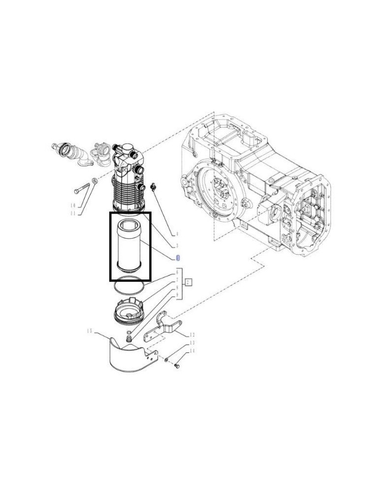 Filtru Ulei Hidraulic 87708150