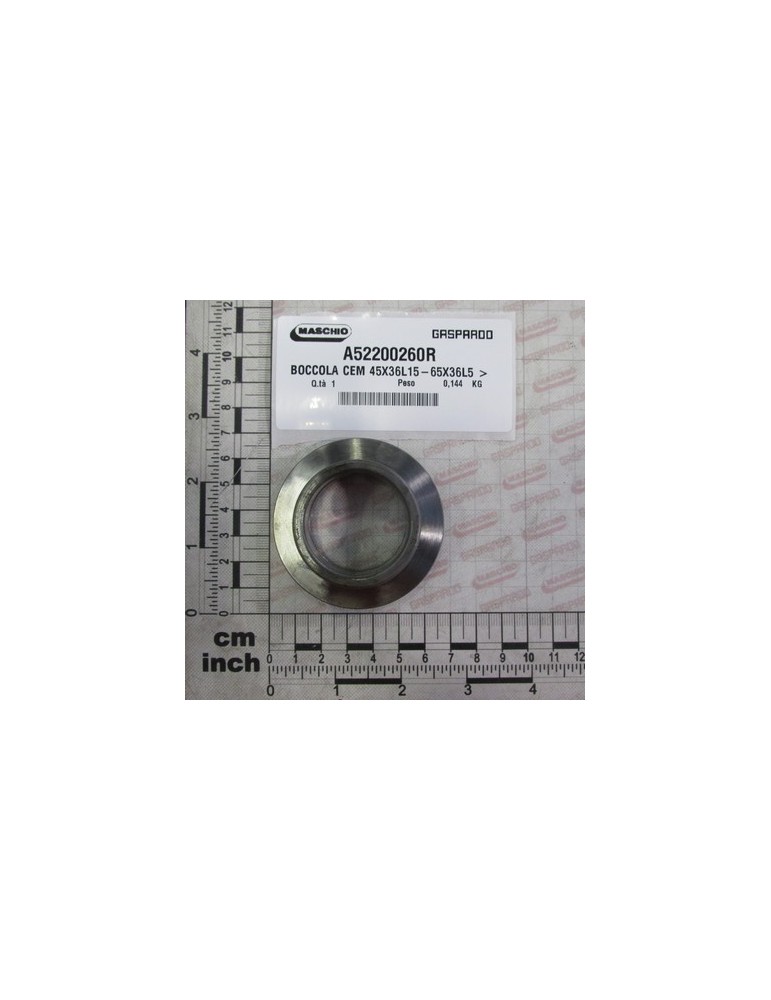 BUSHING CEM 45X36 L15 - 65X36