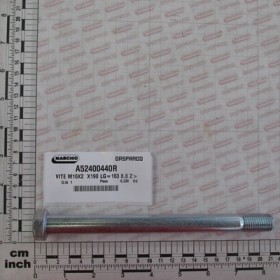 GALV.SCREW M16X2X190 LG-163