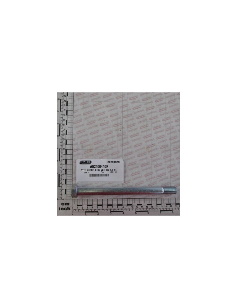 GALV.SCREW M16X2X190 LG-163