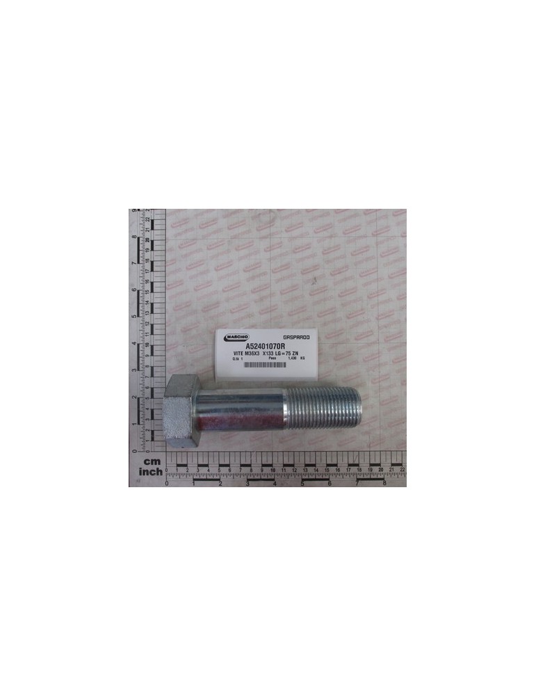 GALV.SCREW M36X3X133 LG-75