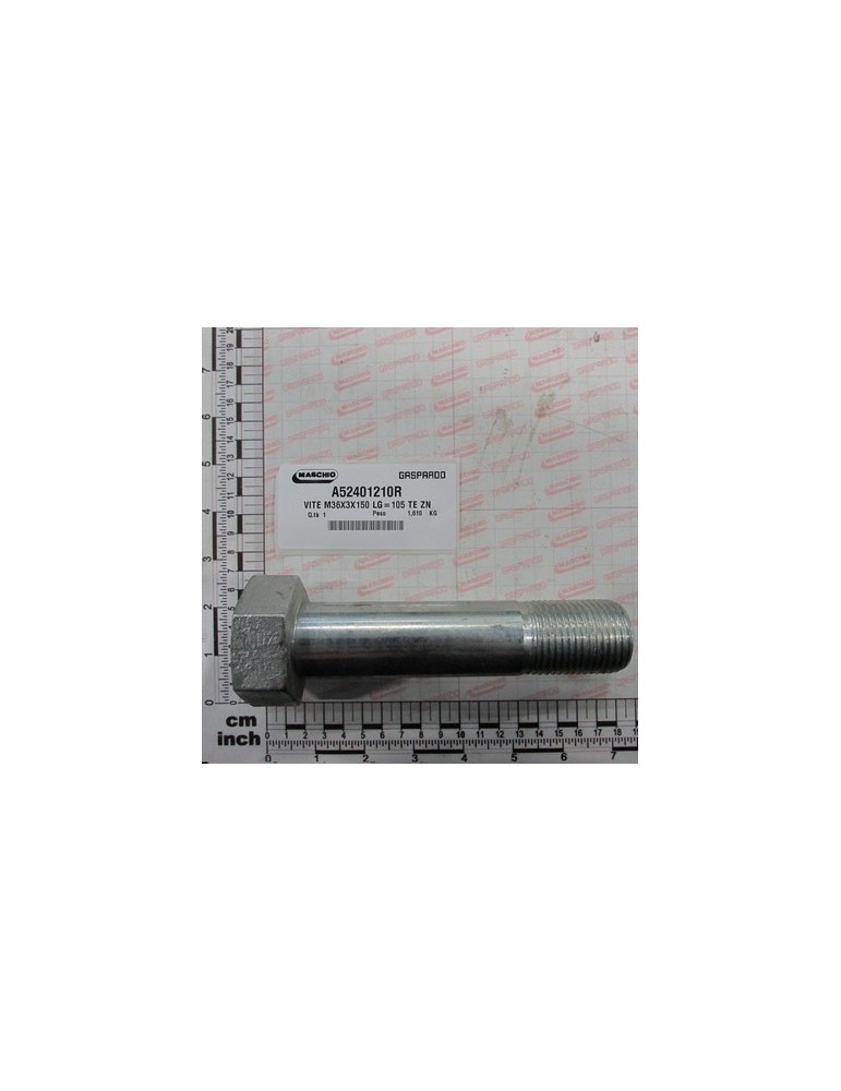 GALV.BOLT M36X3X150 LG-105