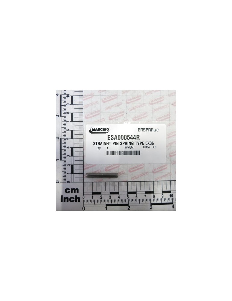 STRAIGHT PIN SPRING TYPE 5X36
