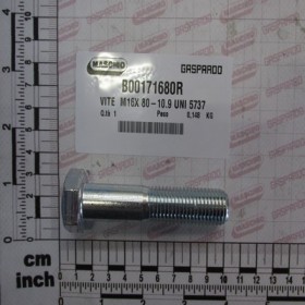 VITE  M16X 80-10.9 UNI 5737  .