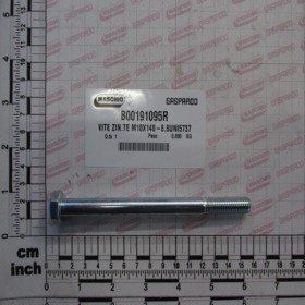 ZINC PLATED SCREW  TE 10X140