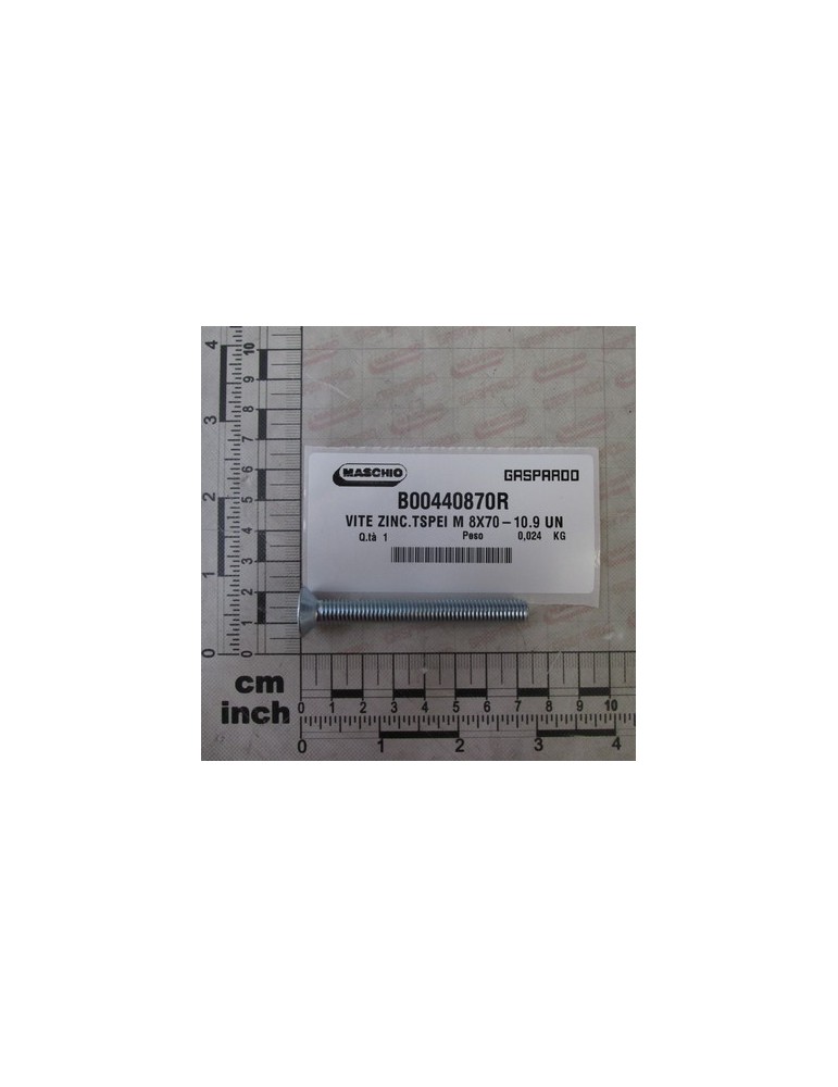 SCREW ZINC.TSPEI M8X70-10.9 UN