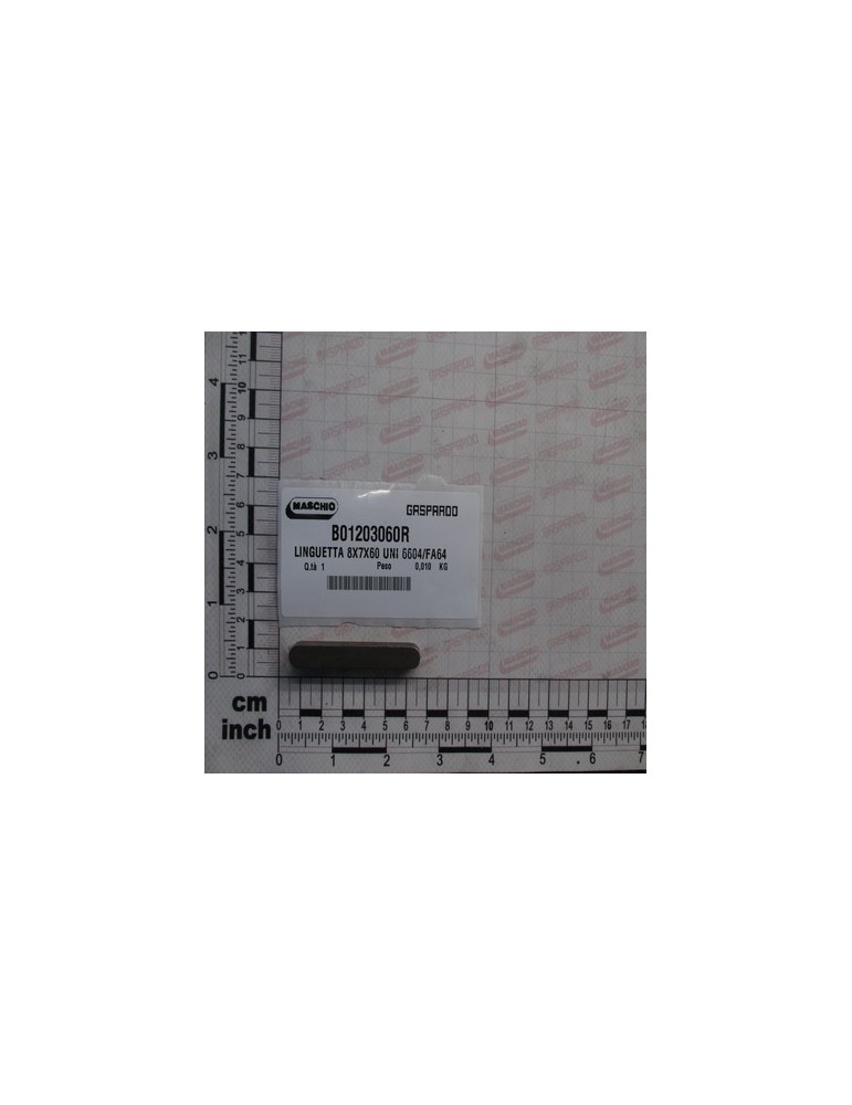 TAB 8X7X60 UNI 6604/FA64