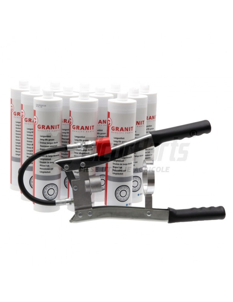 Set pompa de gressat+ 12x unsoare durabila 500g