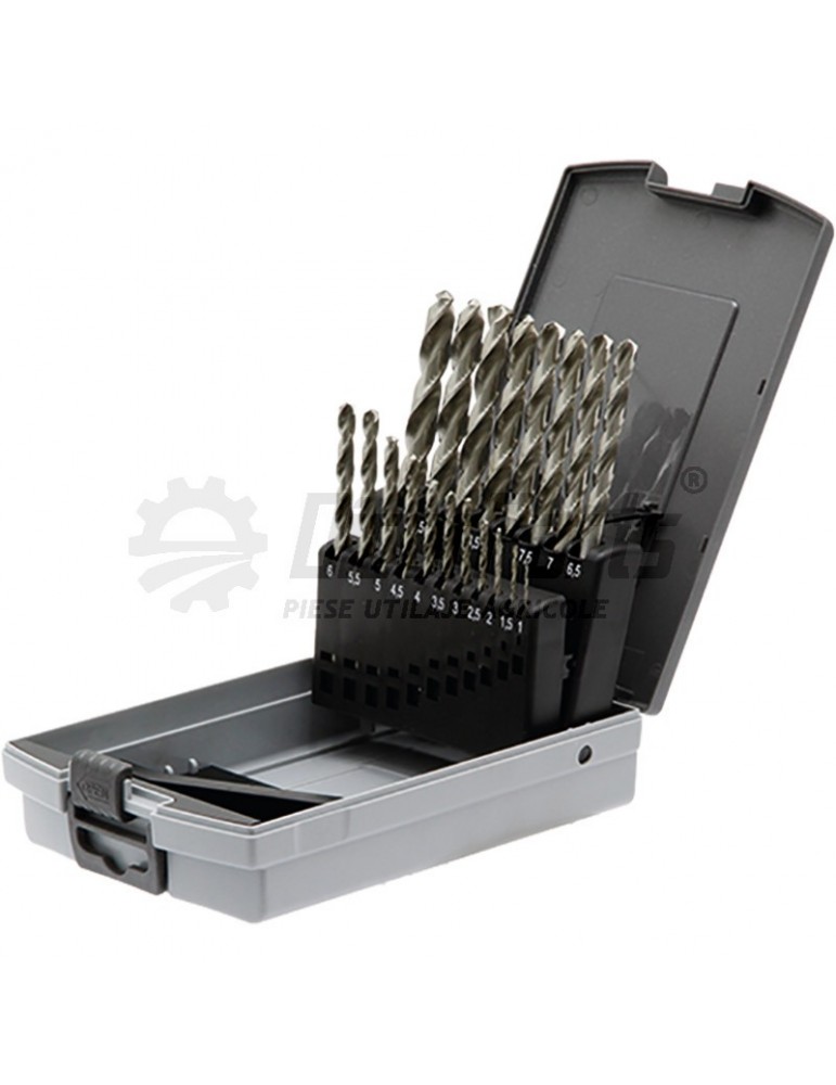 DIN338 Burghie spiralate HSS-G