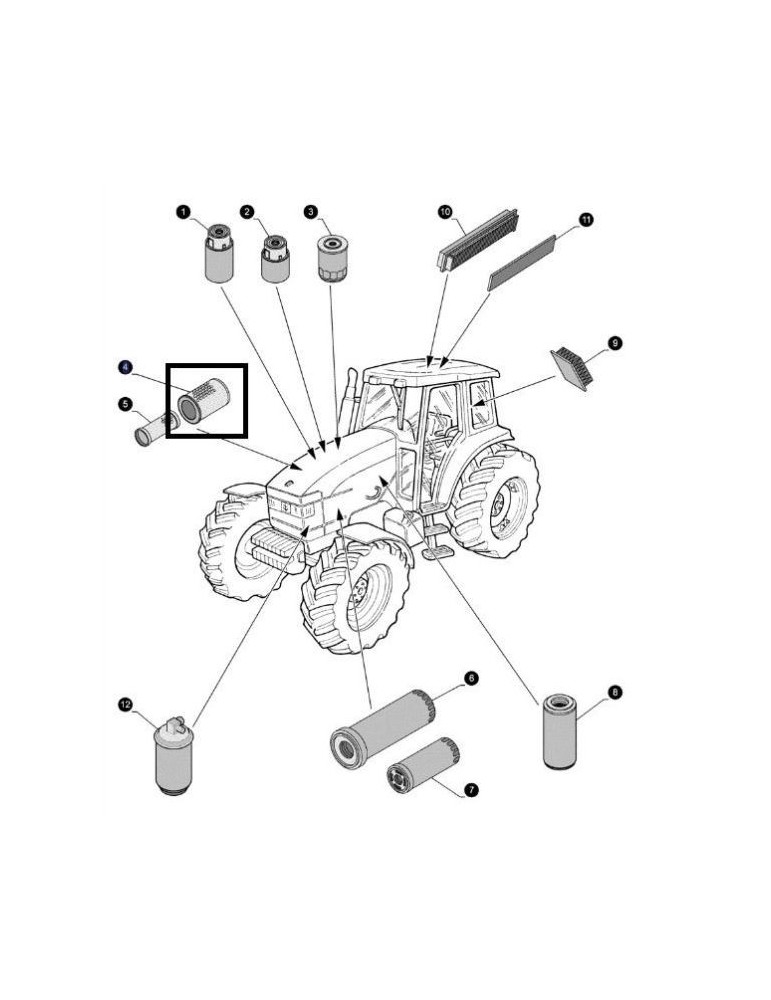 Filtru Aer Motor 47372276