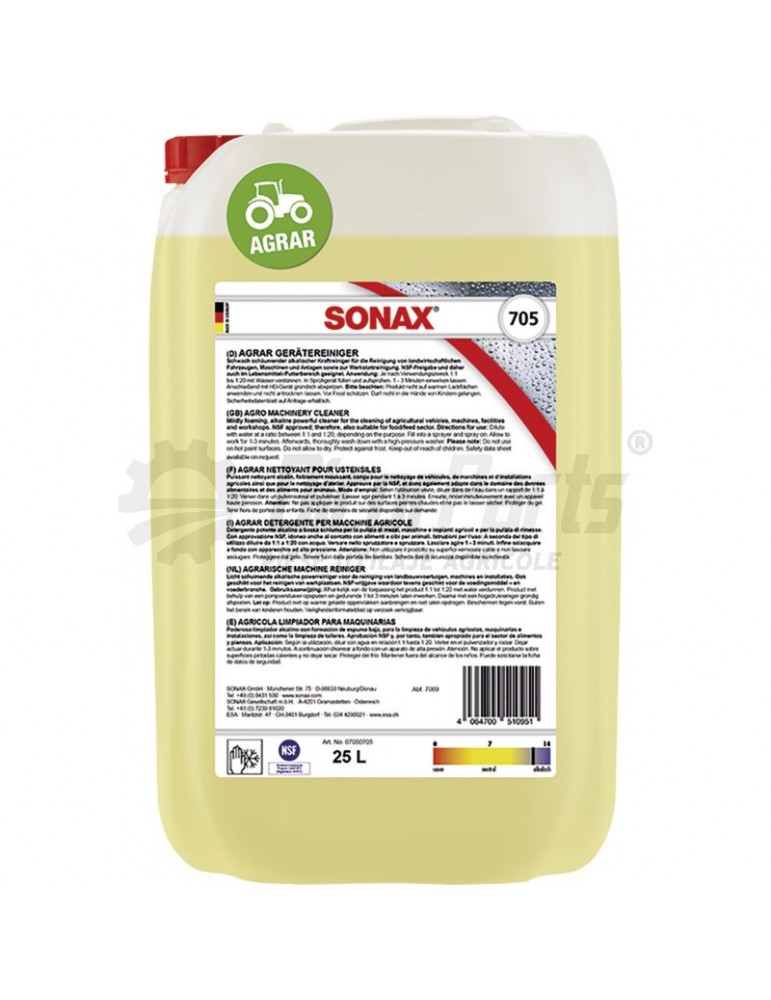 SONAX AGRAR aparat de curatat aparate.
