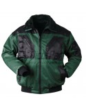 Jacheta pilot verde padure / neagra, marimea XL