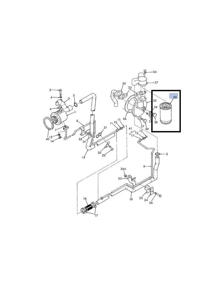 New Holland Filtru Ulei Hidraulic 81869132 47465237