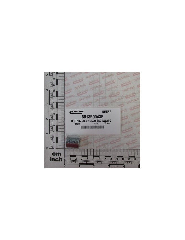 WARNING ROLLER SPACER