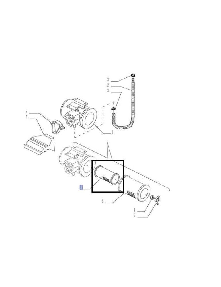 Filtru Aer Motor 82034441